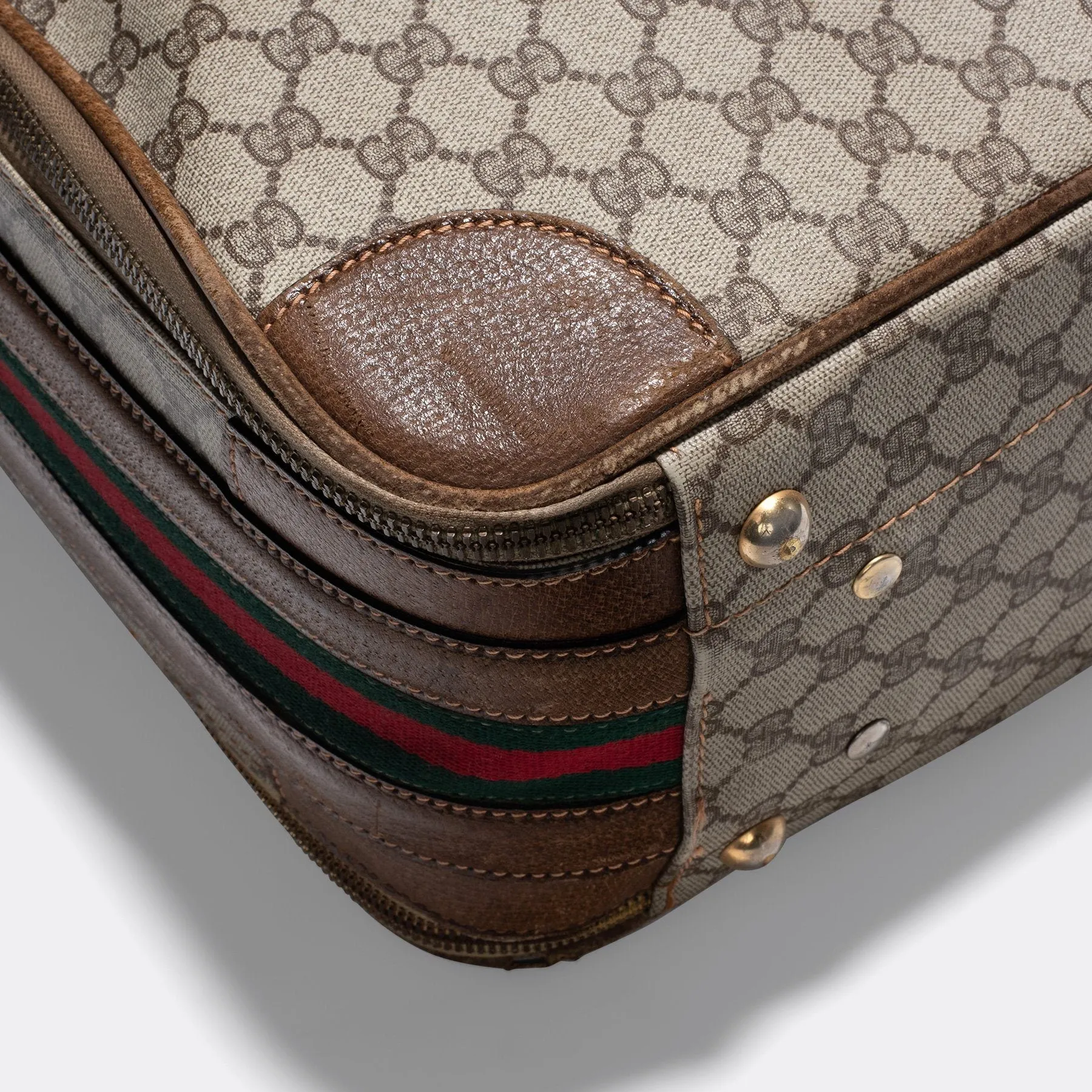 1970s Vintage Gucci Weekender Travel Bag