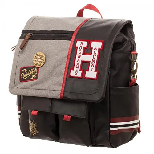 2 In1 Dlx Harry Potter Hogwarts Alumni Convertible Backpack Messenger School Bag