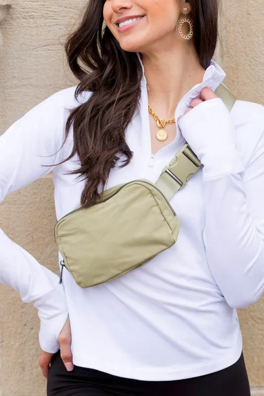 Aili's Corner Roam Nylon Belt Sling Bag