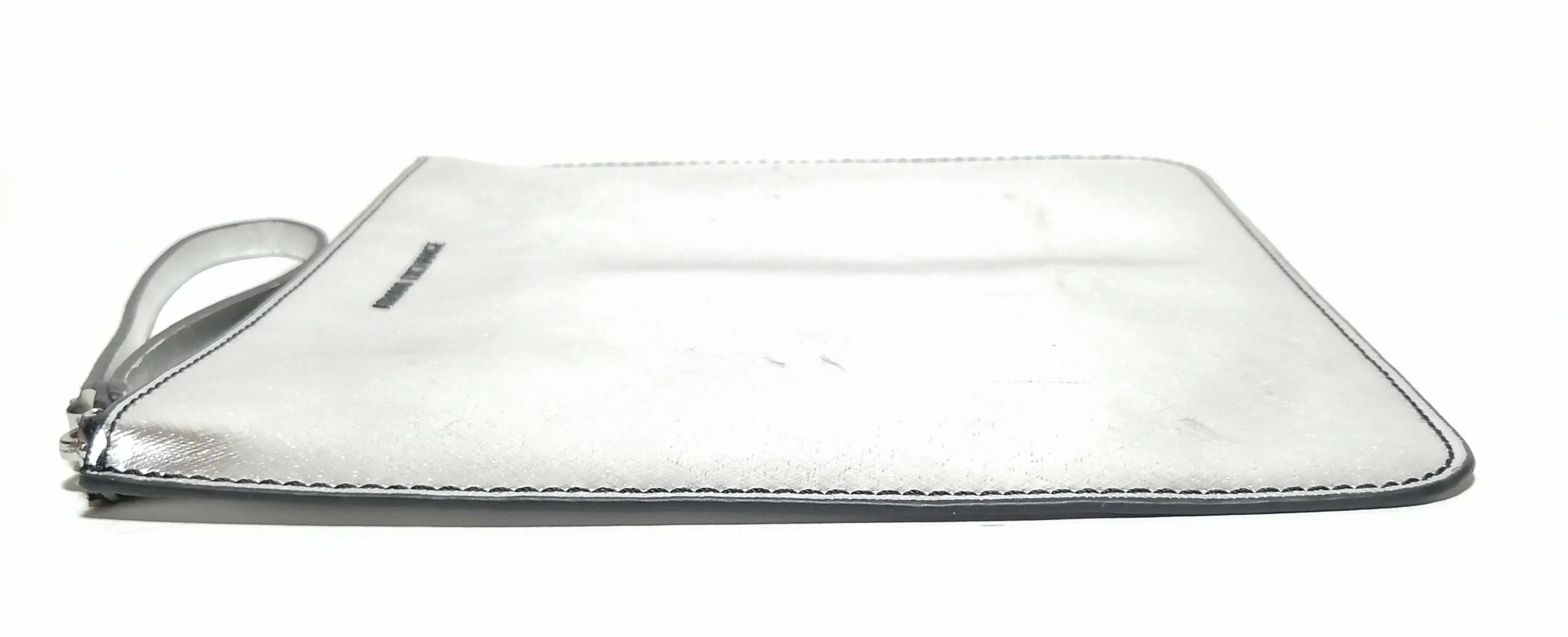 Armani Exchange Silver Wristlet Clutch | Gently Used |