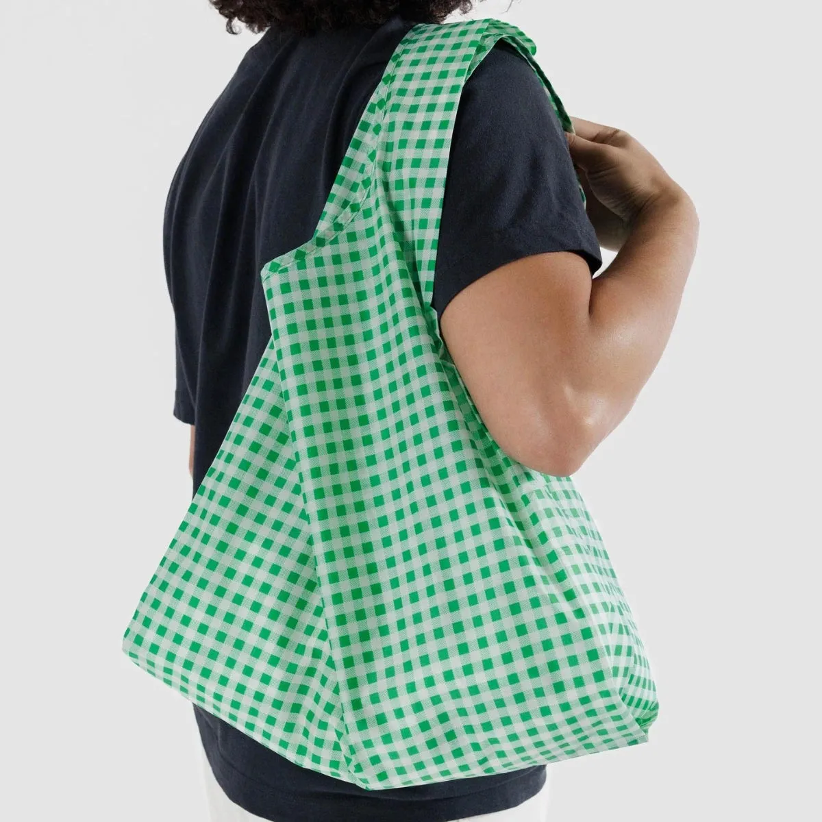 Baggu Standard Bag in Green Gingham