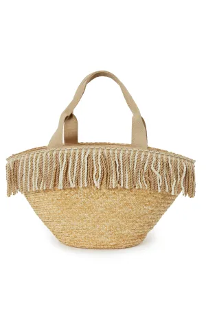 BETTINA ITALIAN WOVEN BEACH TOTE