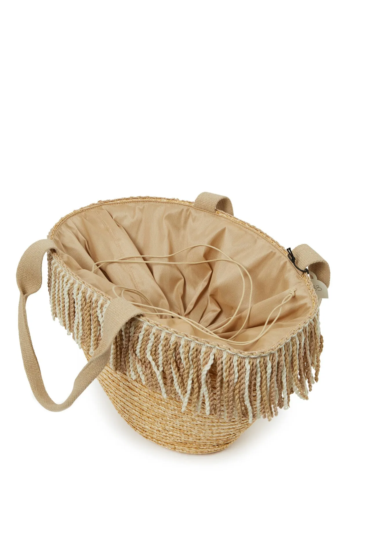 BETTINA ITALIAN WOVEN BEACH TOTE