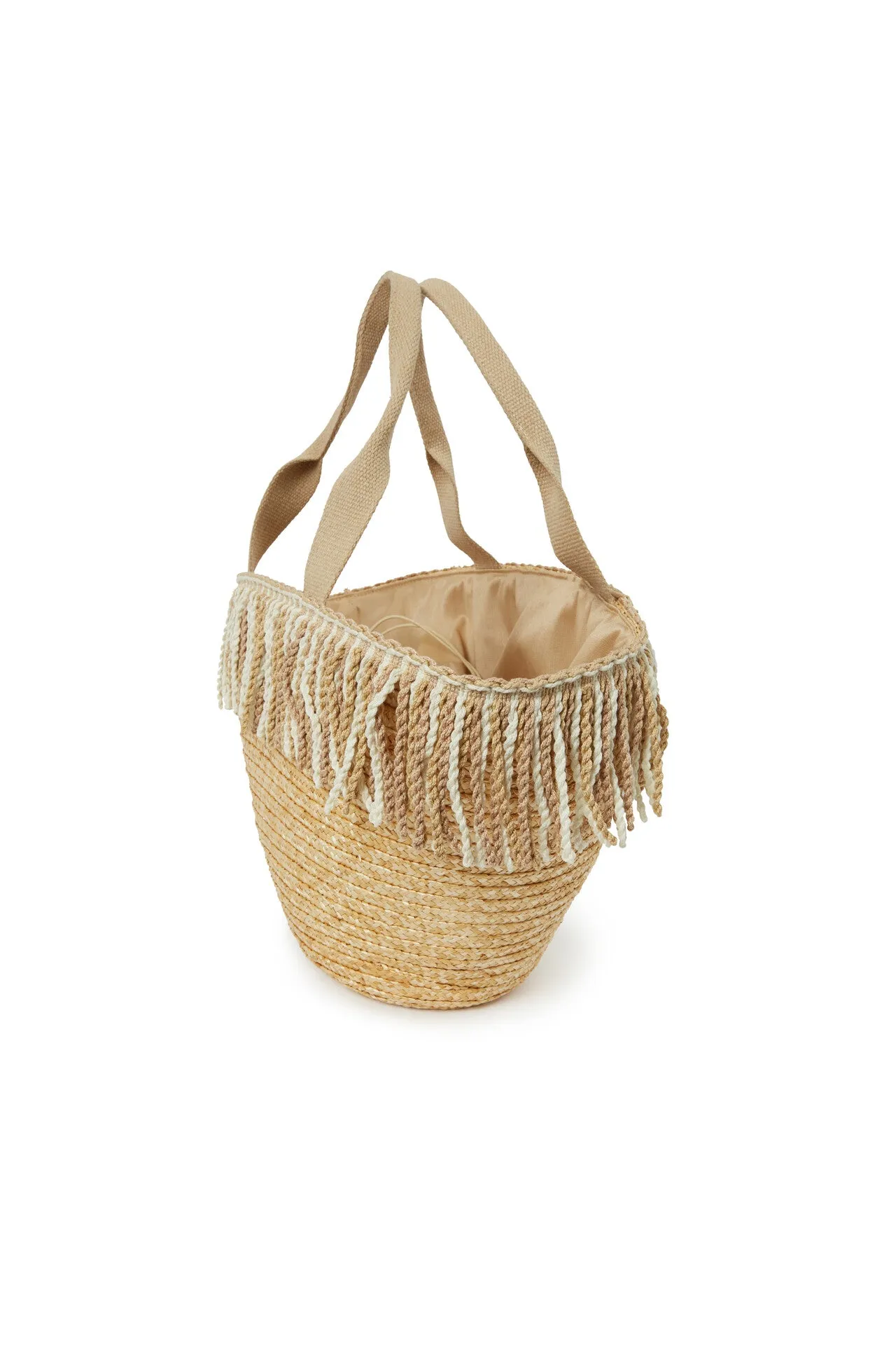 BETTINA ITALIAN WOVEN BEACH TOTE