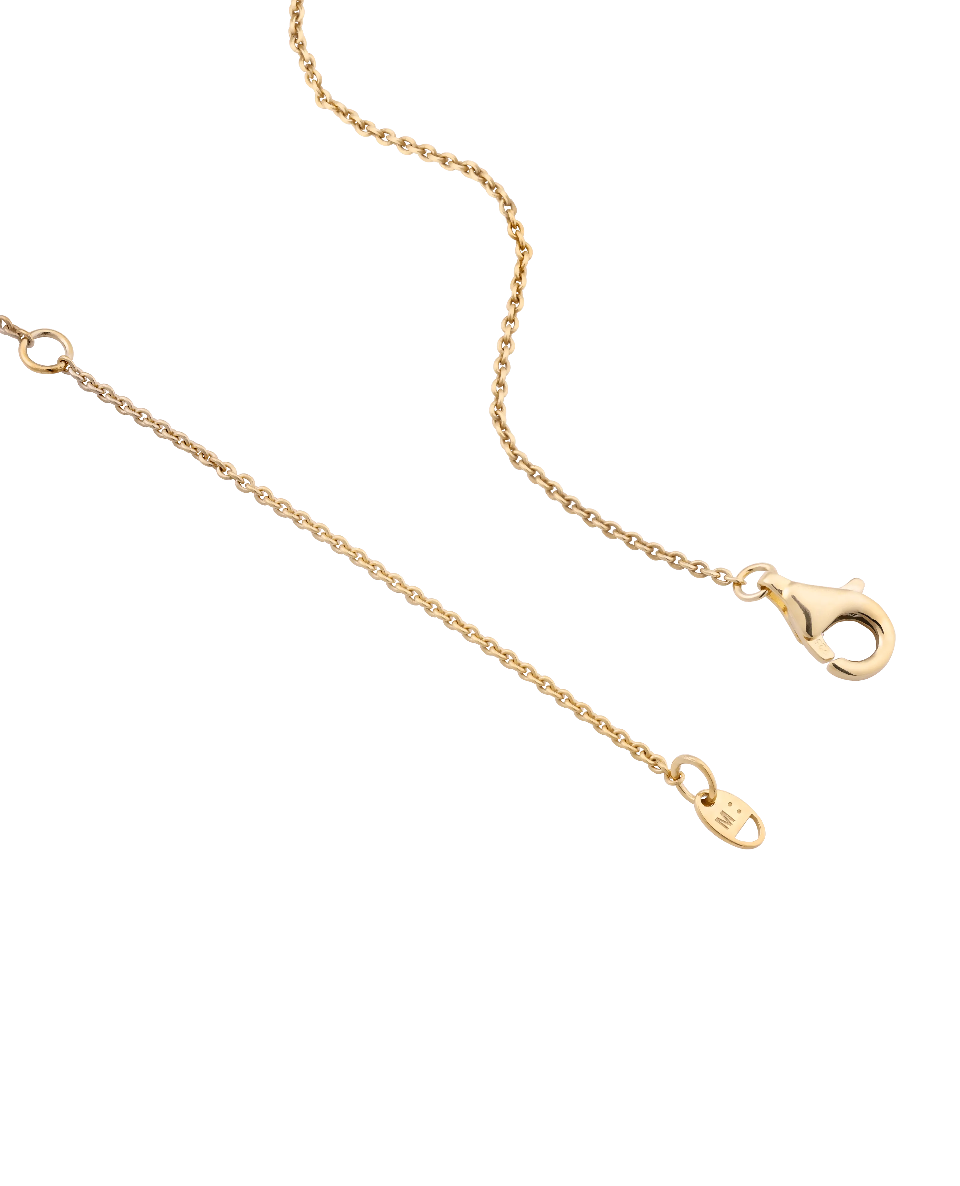 Birthstone Taglet Necklace - 18K Gold Vermeil