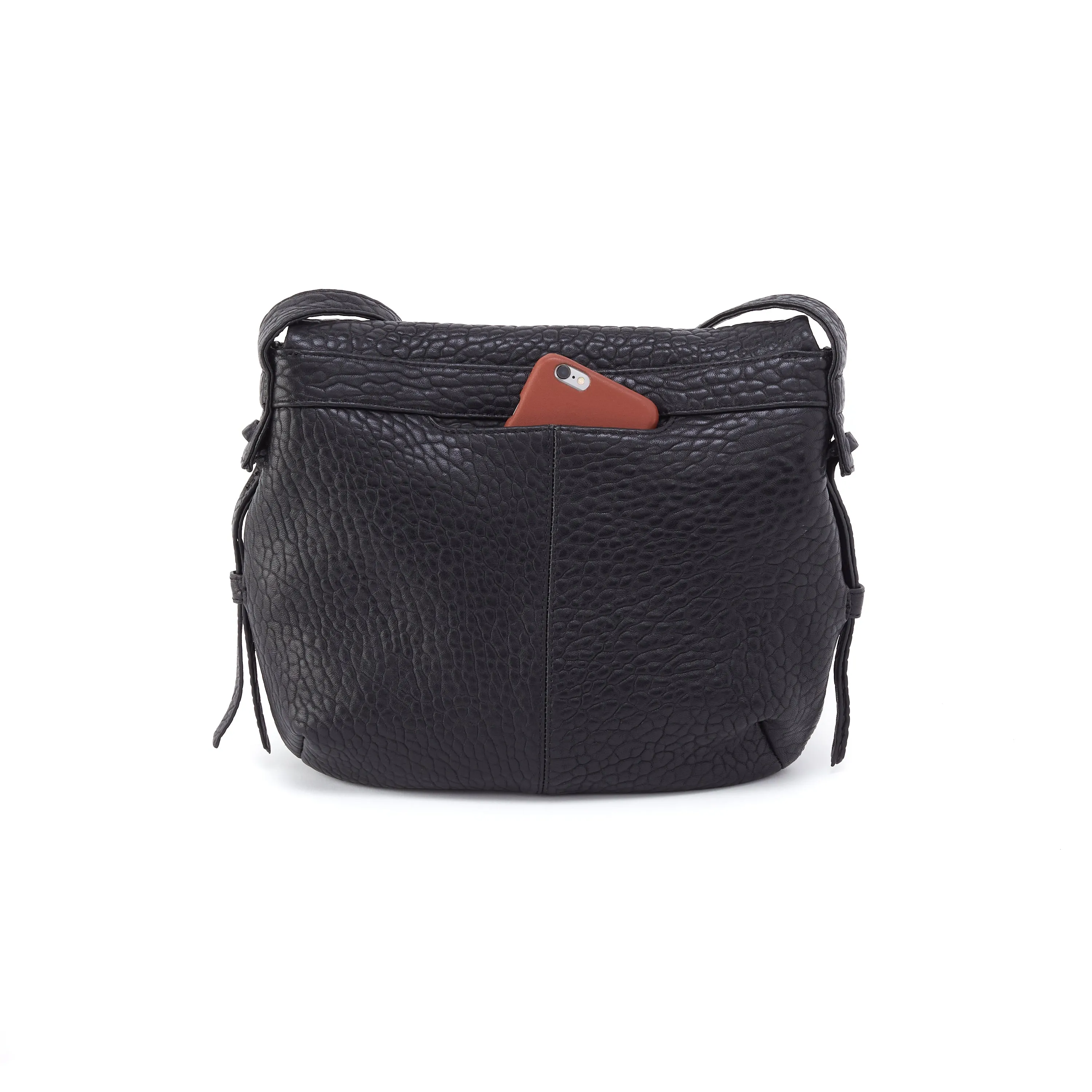 Stylish Bonita Messenger Bag in Black