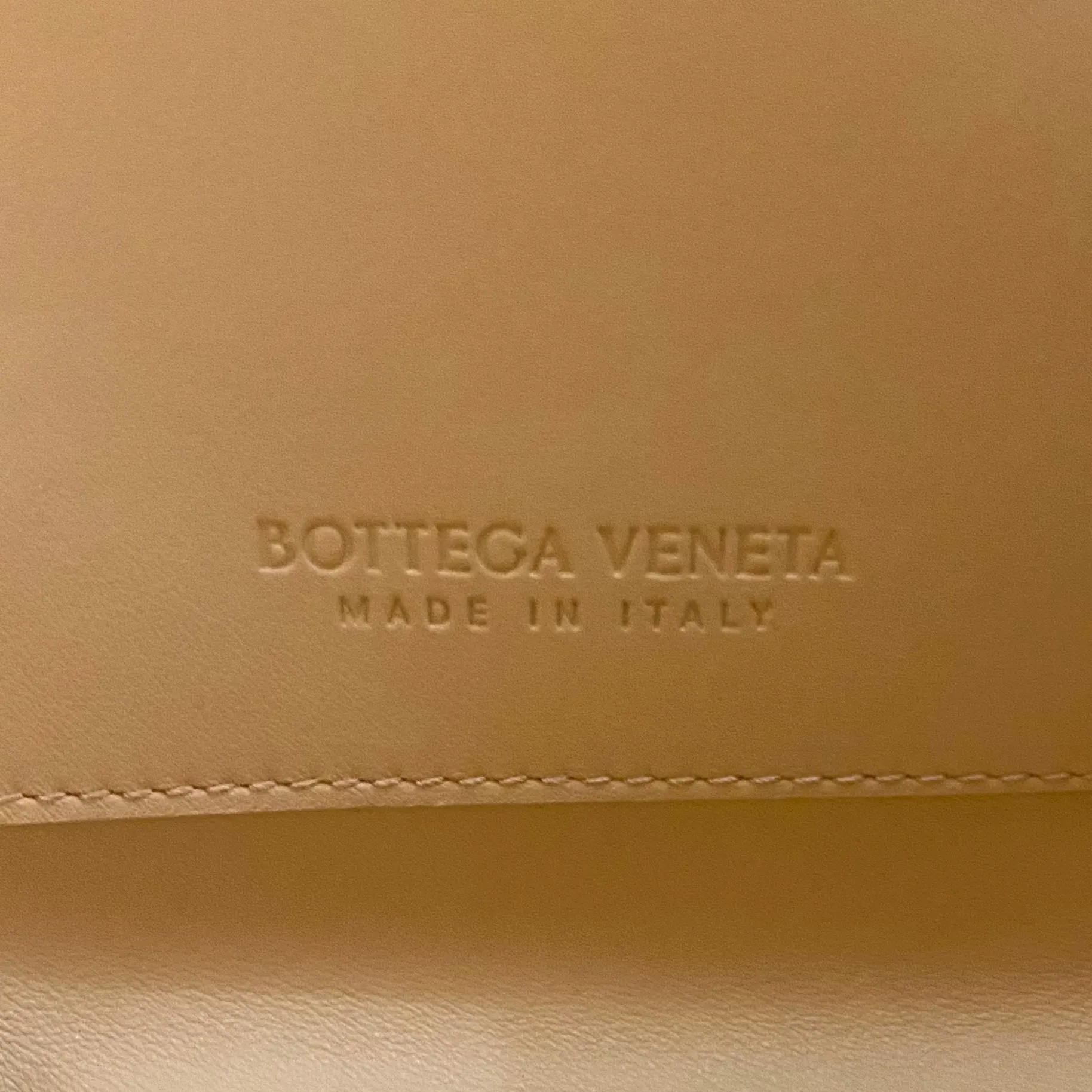 Bottega Veneta Beige Bucket Bag