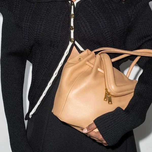 Bottega Veneta Beige Bucket Bag