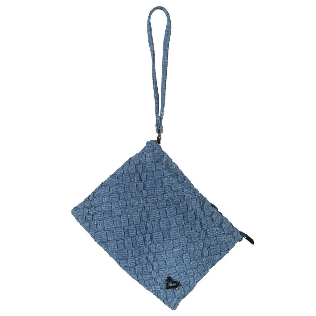 Brandon Small Woven Tote - Denim Jeans