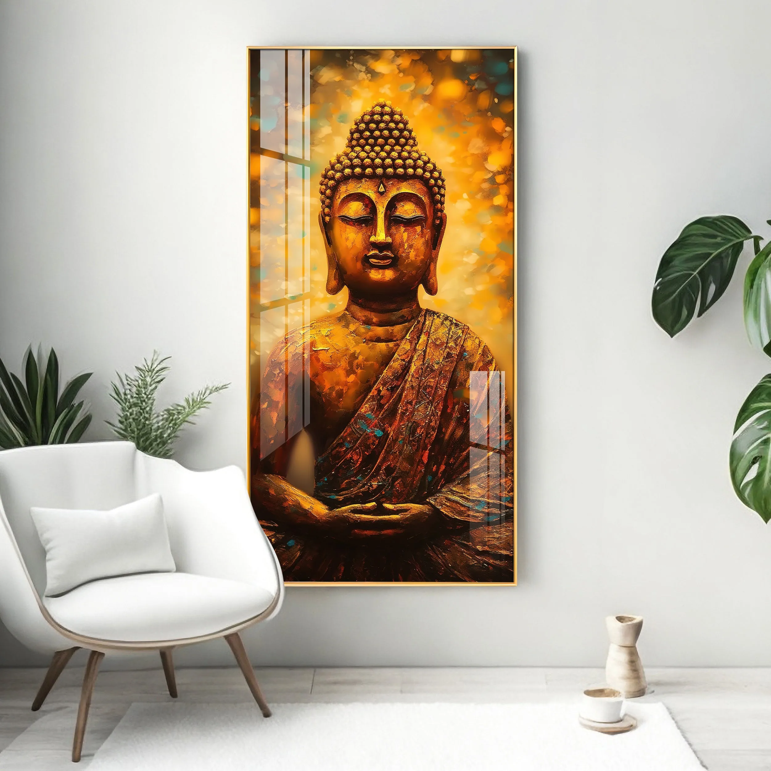 Buddha Serenity Premium Acrylic Vertical Wall Art