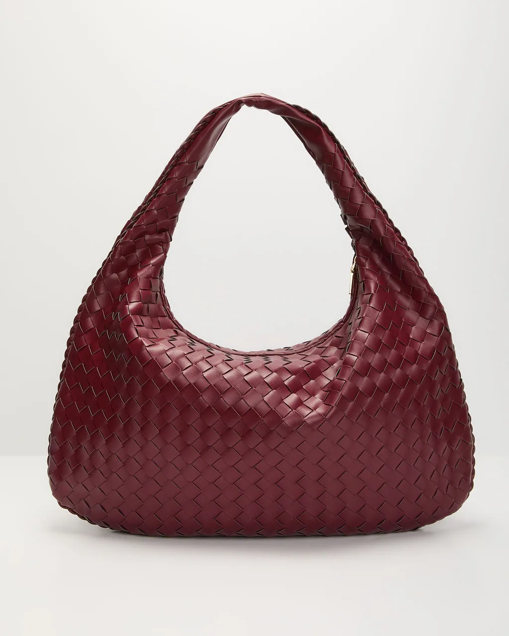 Cheli Woven Leather Hobo Bag