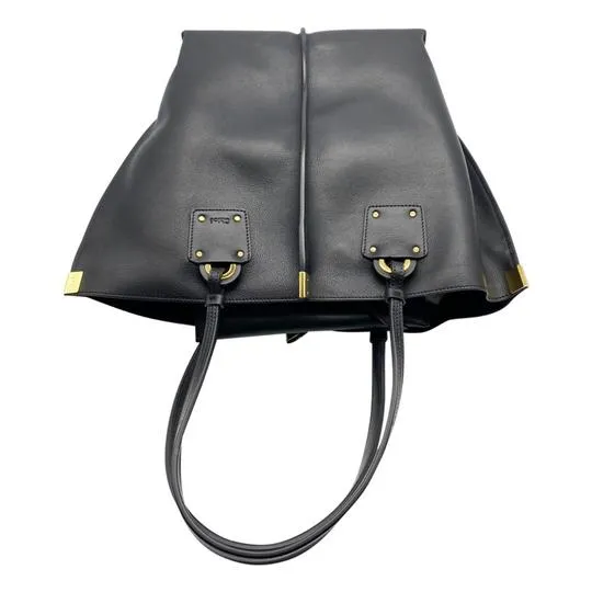 Chloé Medium Vick Black Leather Tote