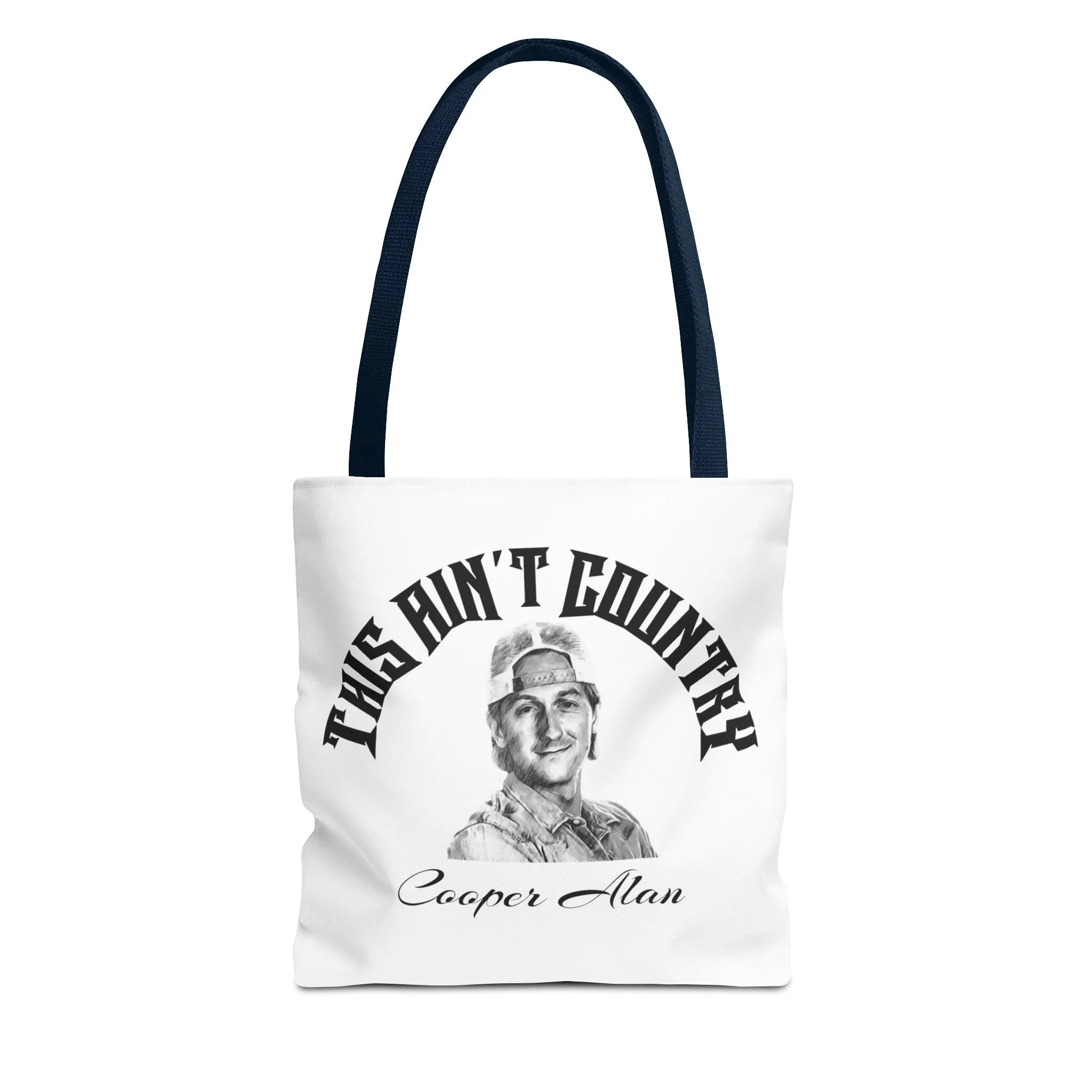 Cooper Alan 'This Ain't Country Tote Bag, Gift, Cooper Alan Tote Bag, Gift for Country Music Lover, Gift for Music fan, Country Music Bag