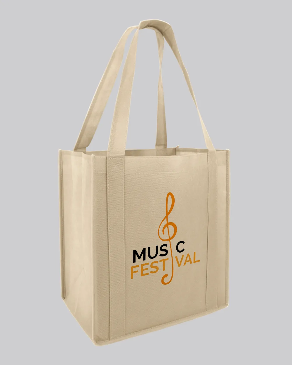 Custom Grocery Shopping Promotional Tote Bags - Customized Tote Bags