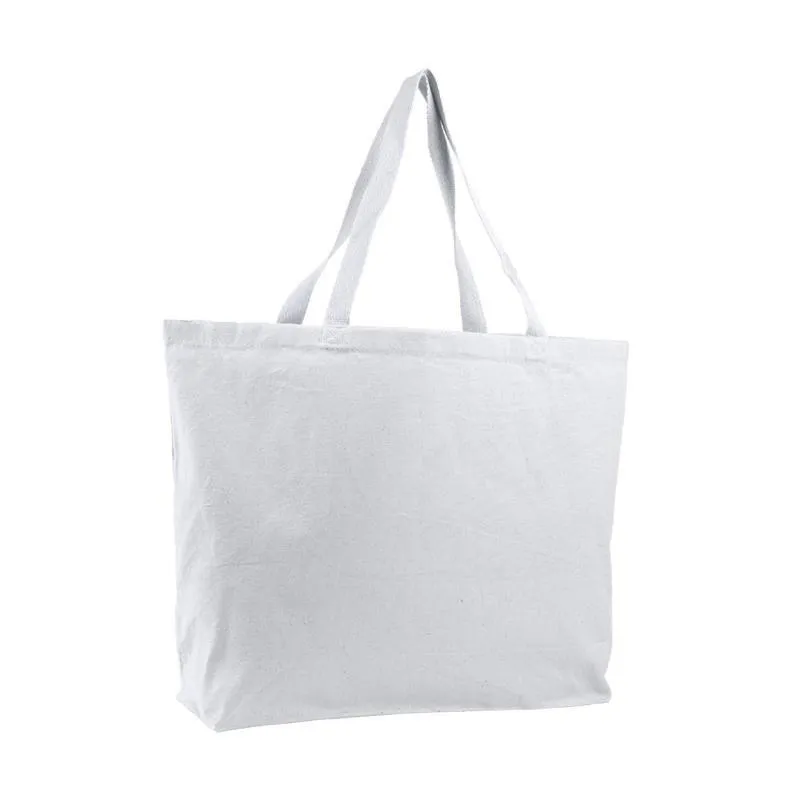 CUSTOM JUMBO CANVAS TOTE BAG WEB HANDLES