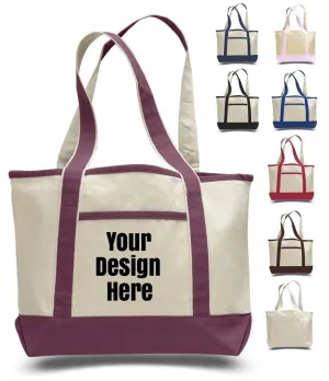 CUSTOM SMALL HEAVY CANVAS TOTE BAG