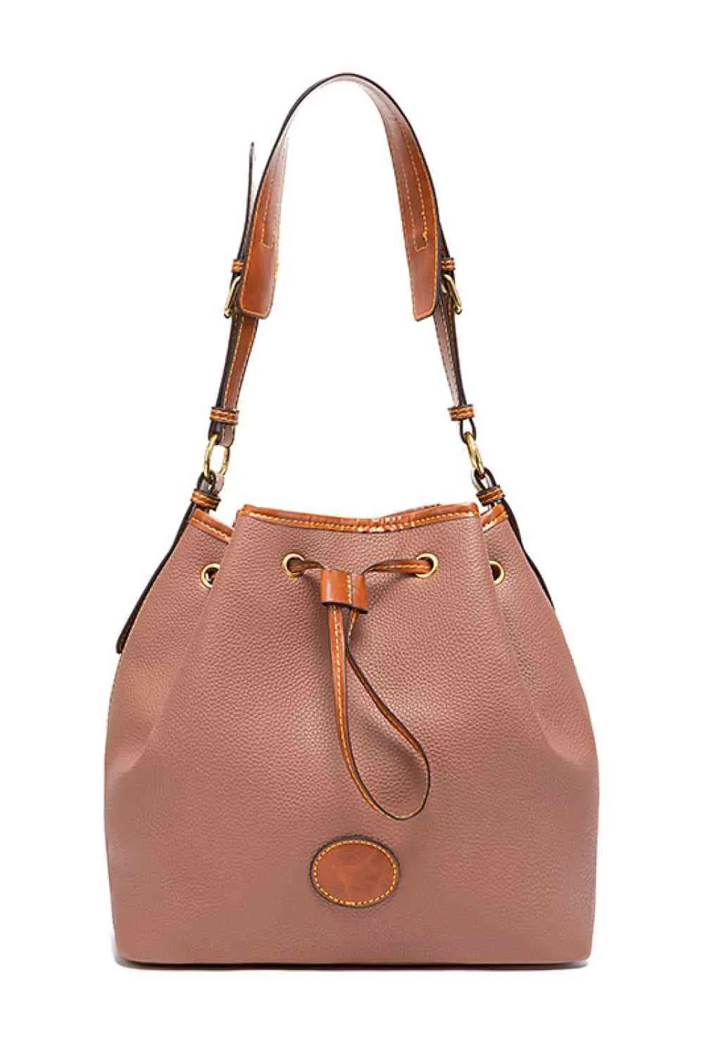 Drawstring Bucket Shoulder Bag