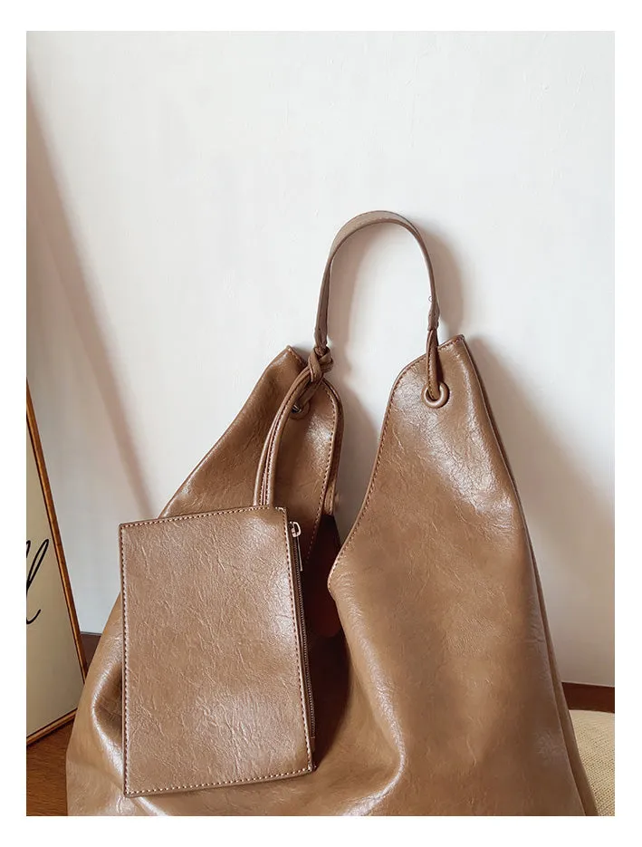 Elena Handbags Simple Leather Tote Bag (Copy)