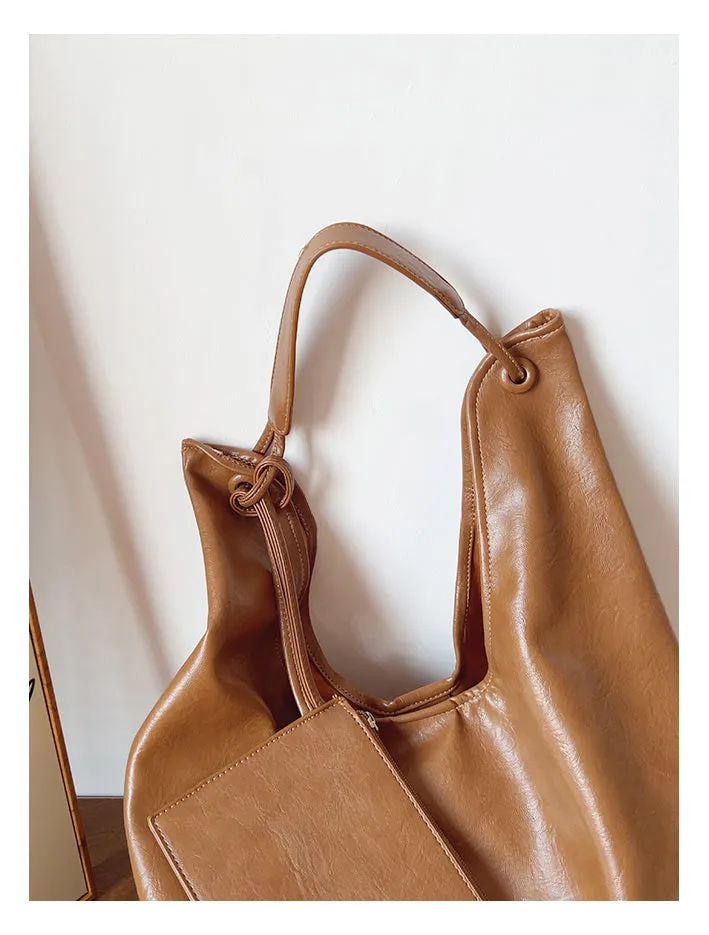 Elena Handbags Simple Leather Tote Bag (Copy)