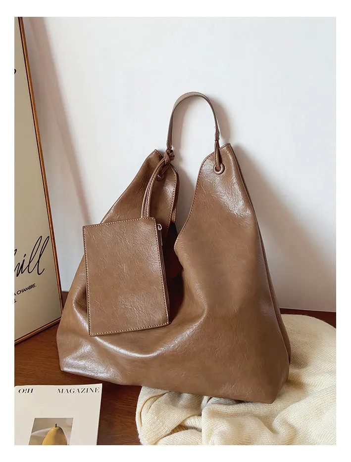 Elena Handbags Simple Leather Tote Bag (Copy)