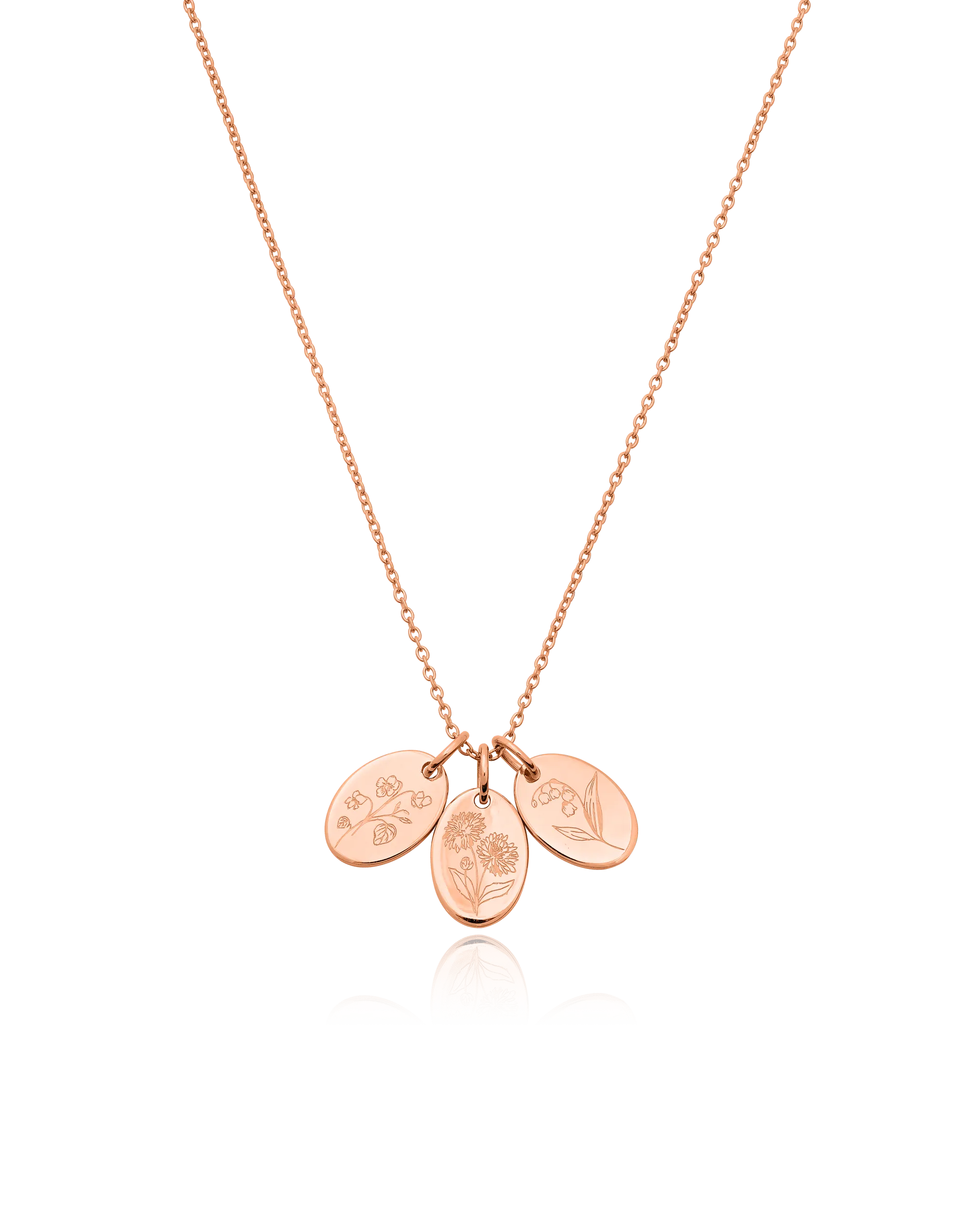 Flower Necklace - 18K Gold Vermeil