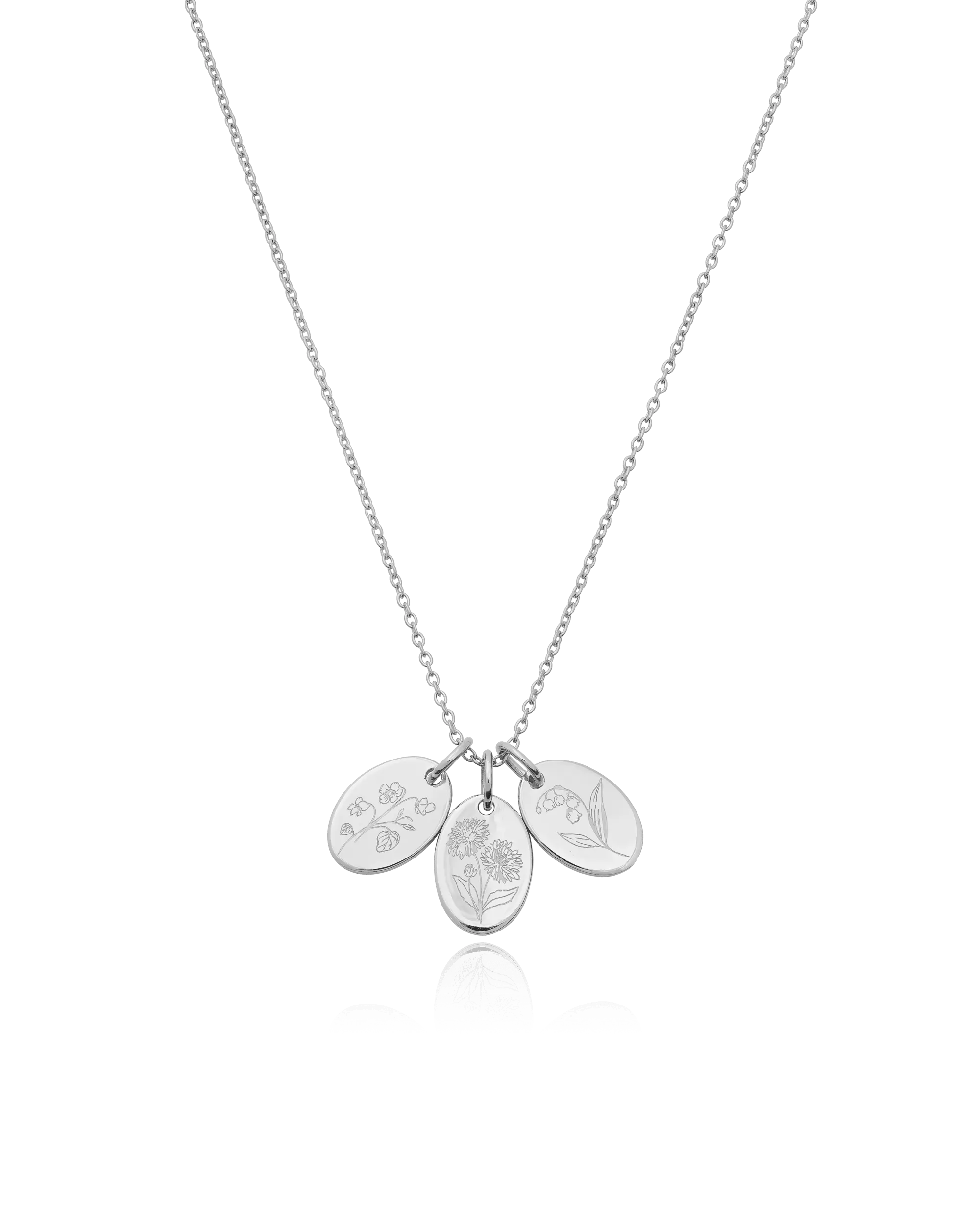 Flower Necklace - 18K Gold Vermeil