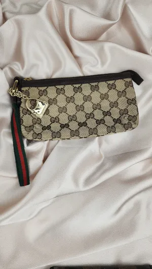 Gucci Sherry Line Wristlet Pouch