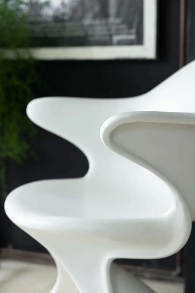 HKliving Cream Dining Chair