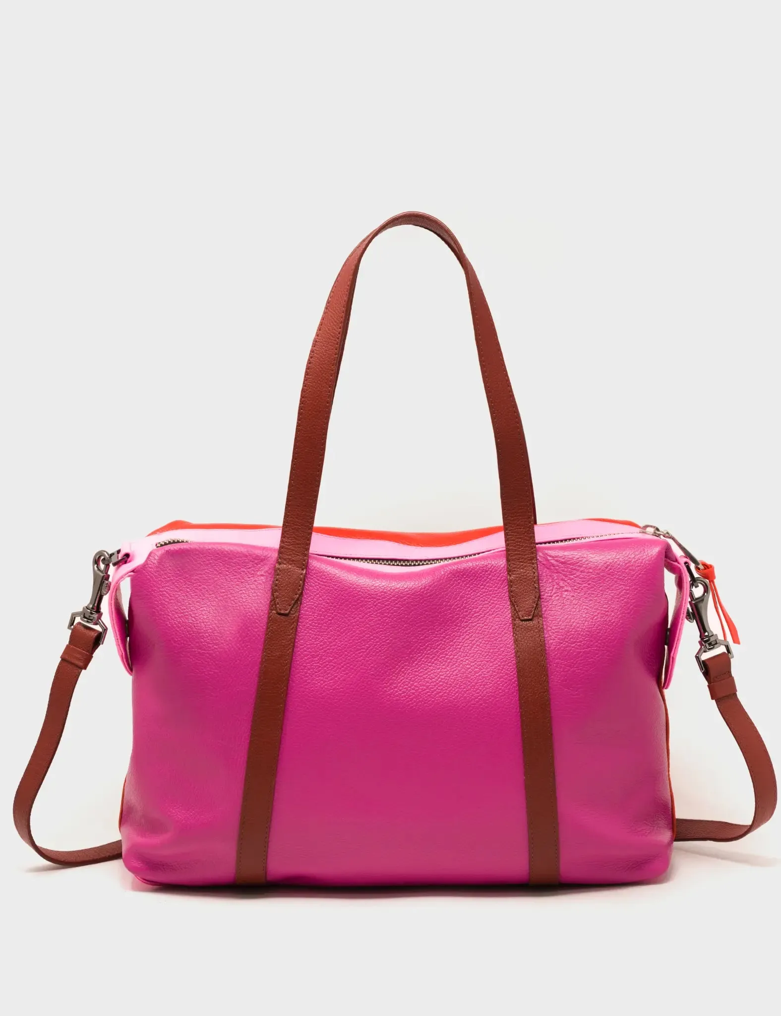 Ilan Duffle Bag - Fiesta Red Tiger Print