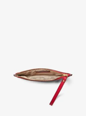 Jet Set Medium Saffiano Leather Crossover Wristlet