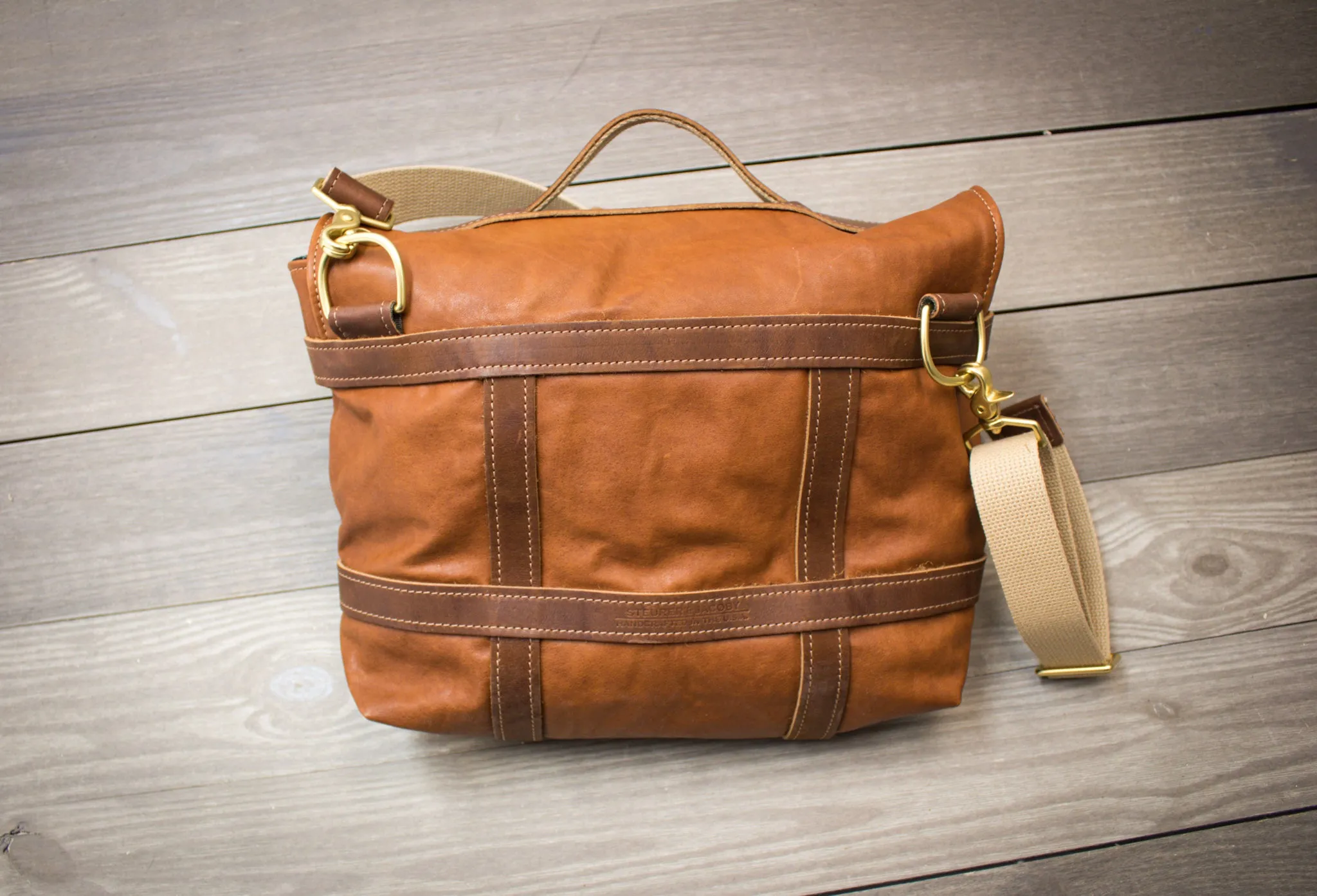 Leather Messenger Bag