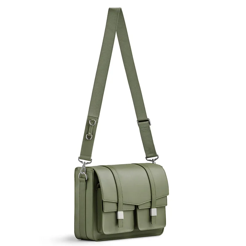 Mason L Messenger Bag - Olive