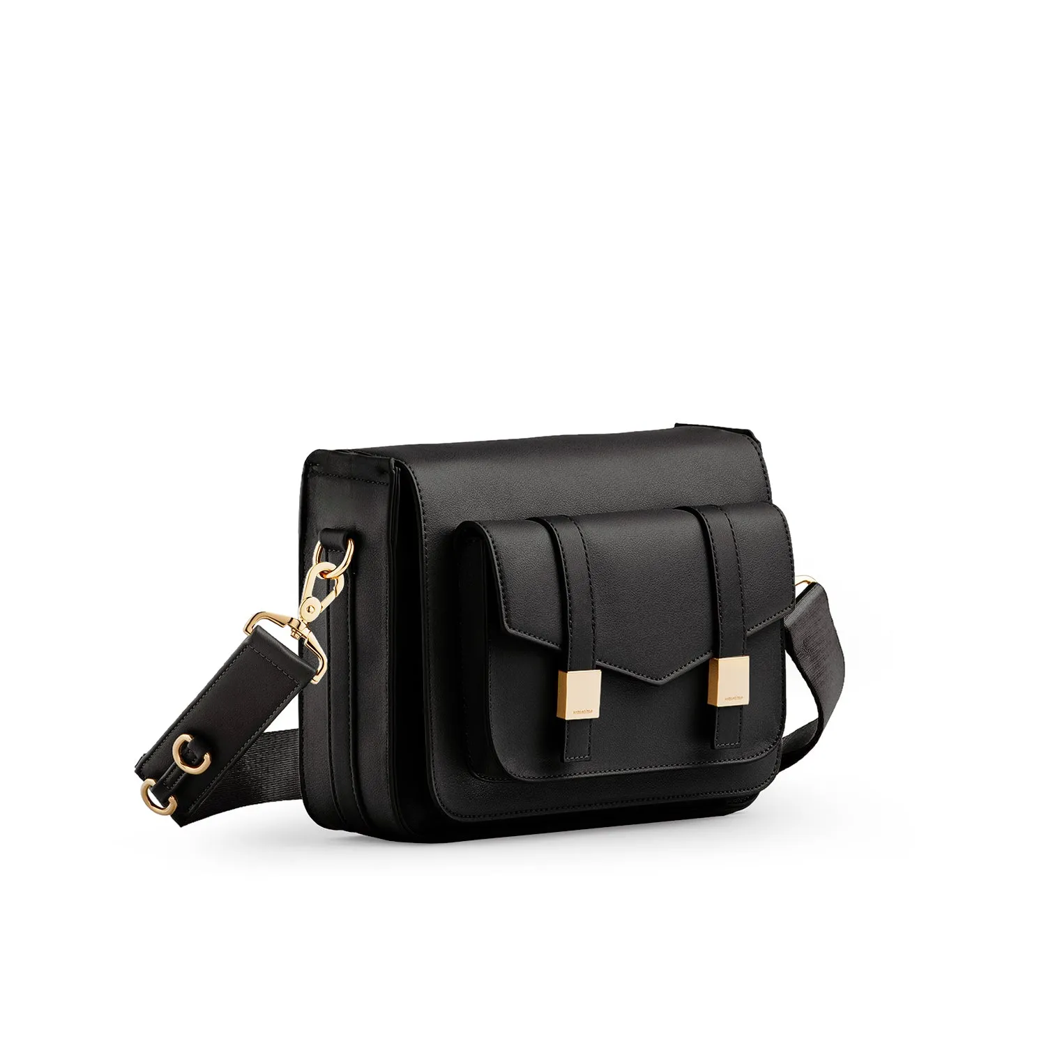 Mason M Messenger Bag - Black