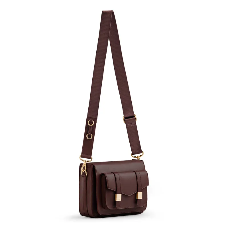 Mason M Messenger Bag - Dark Oak