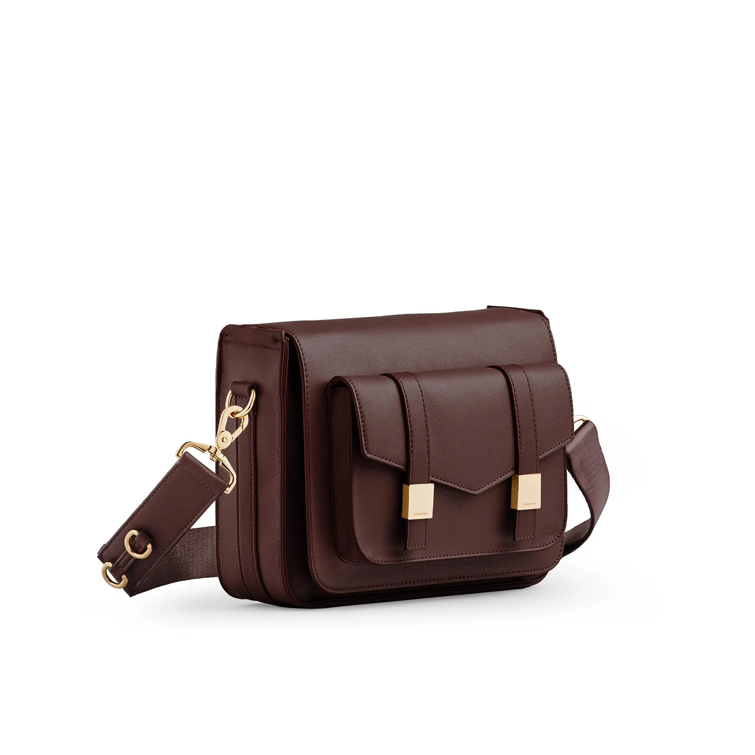 Mason M Messenger Bag - Dark Oak