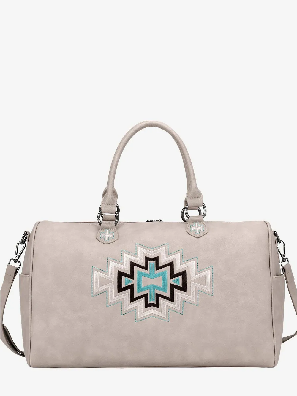 Montana West Embroidered Aztec Weekender Bag