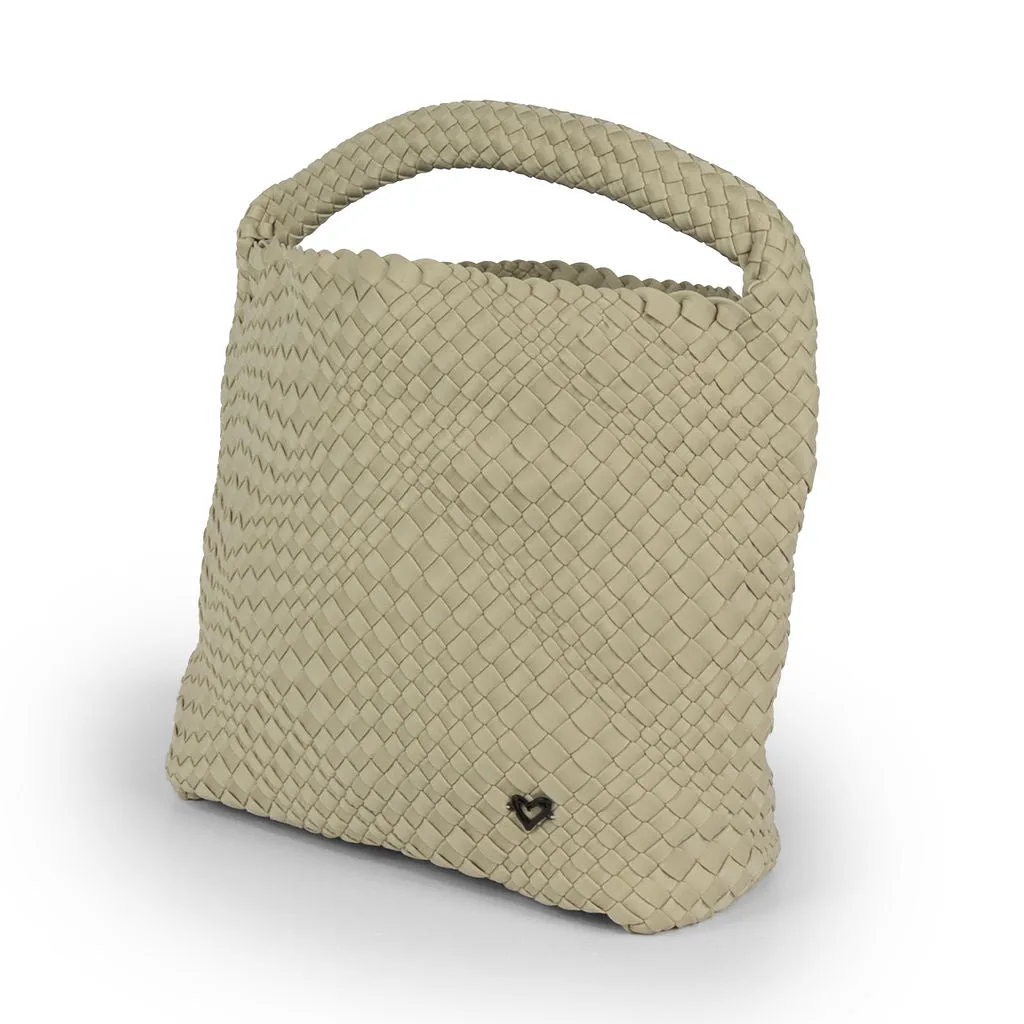 NEW: Langford Woven Hobo Tote - Khaki