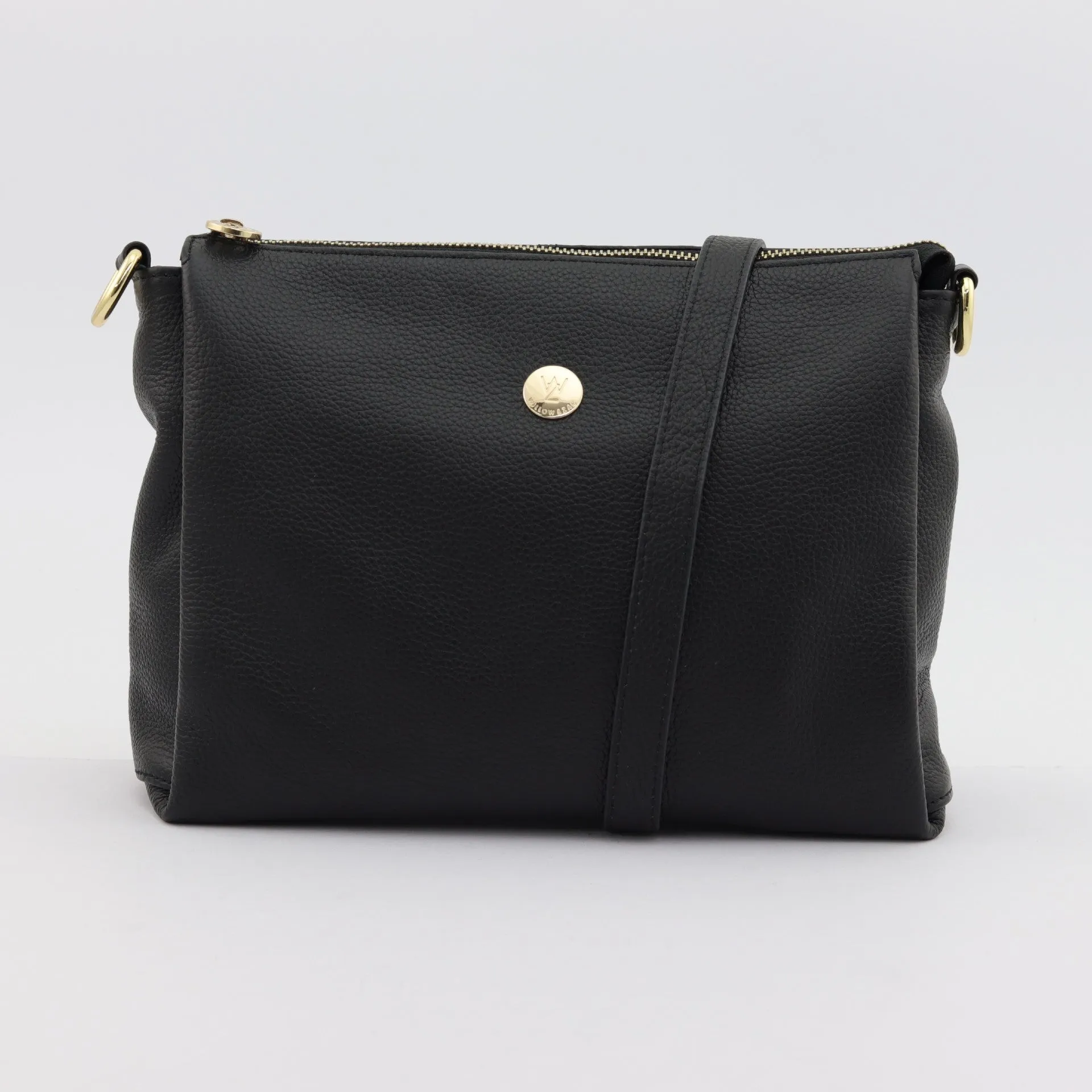 Nina leather shoulder bag