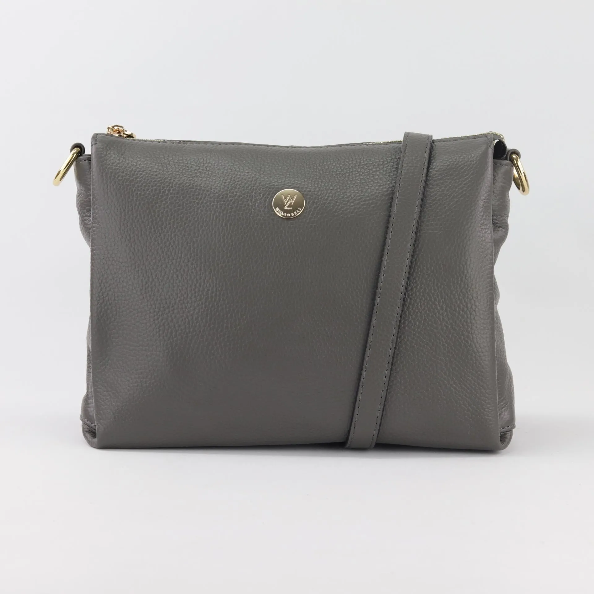 Nina leather shoulder bag