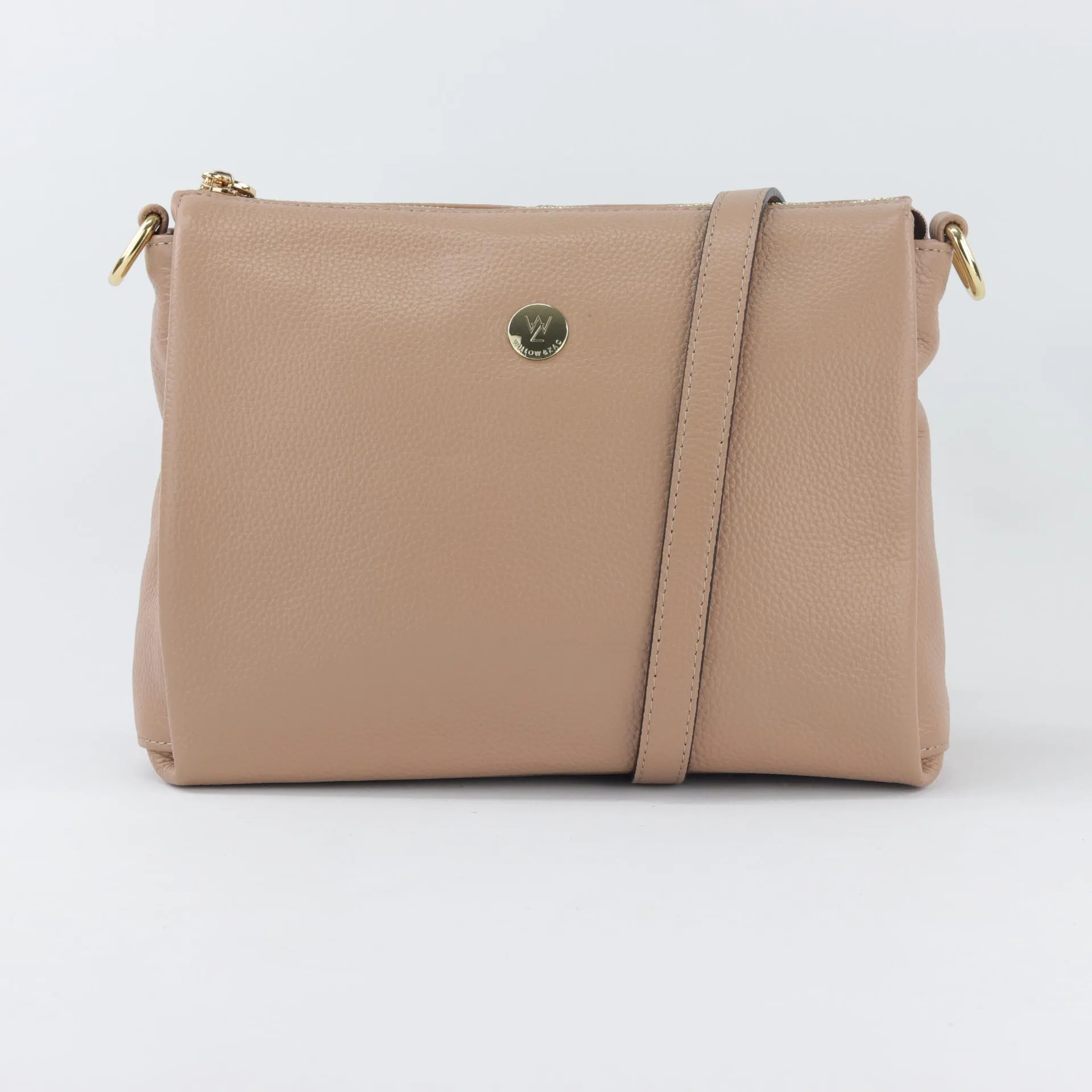 Nina leather shoulder bag