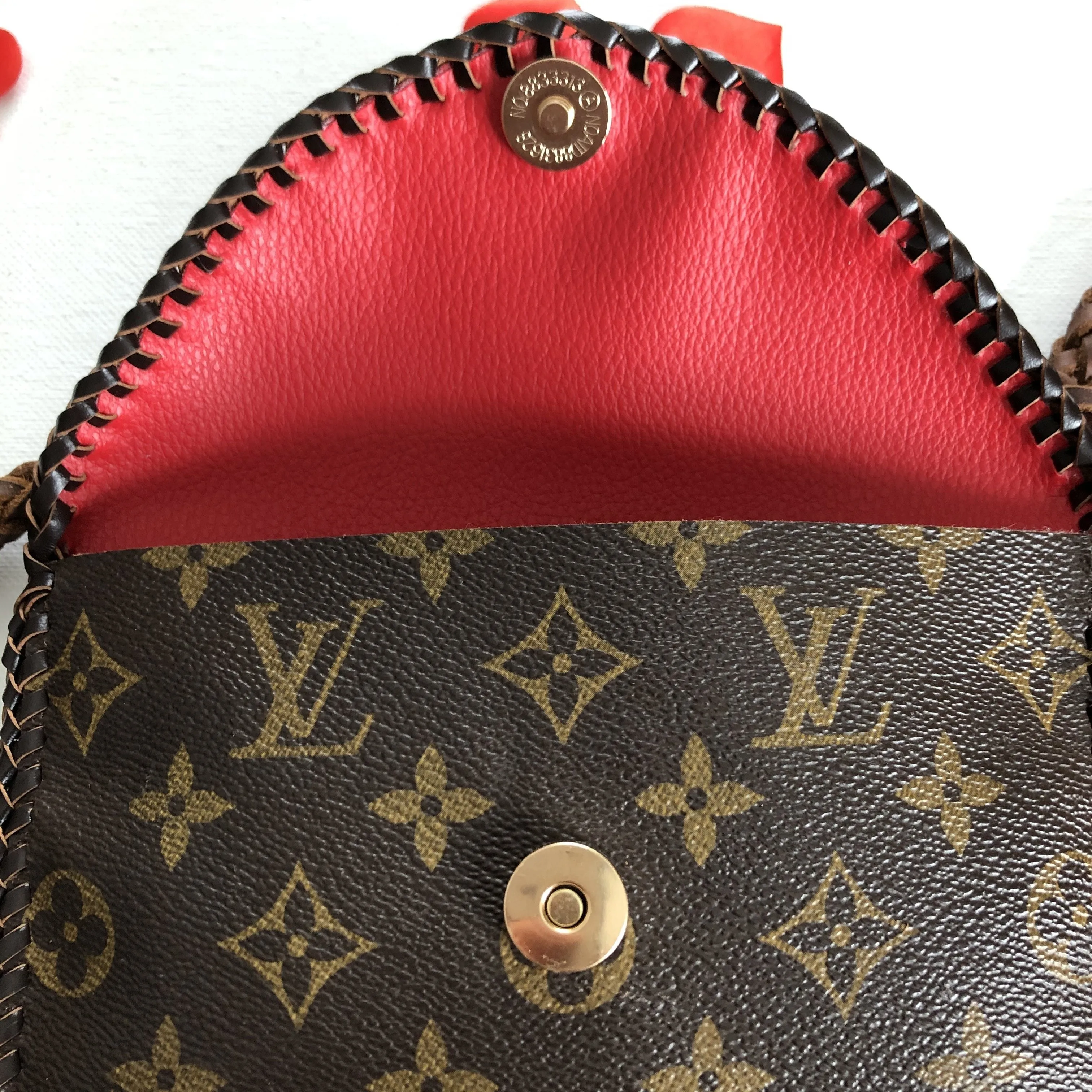 The Falcon - Damier/Monogram Mix Vintage Wristlet/Crossbody/Clutch