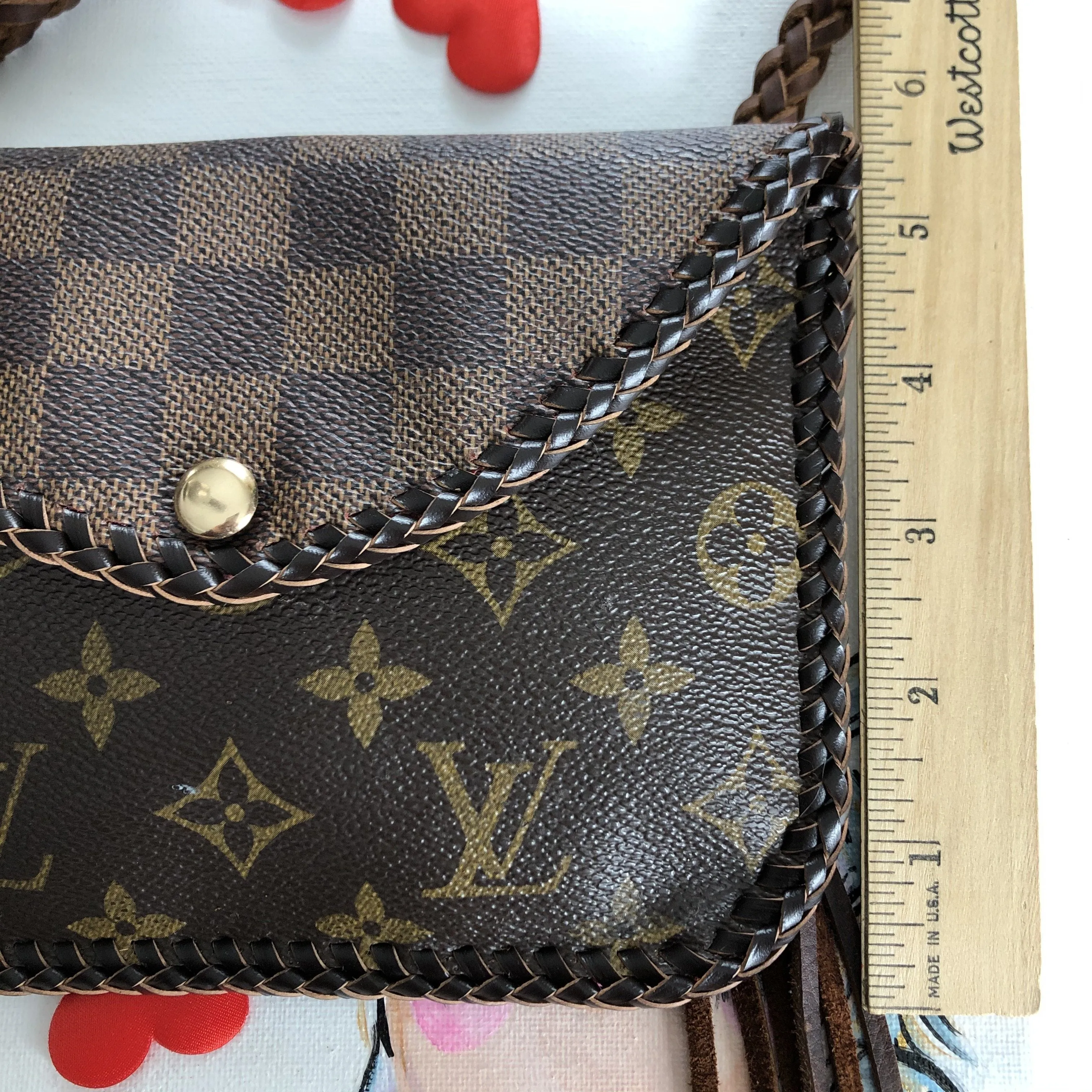 The Falcon - Damier/Monogram Mix Vintage Wristlet/Crossbody/Clutch