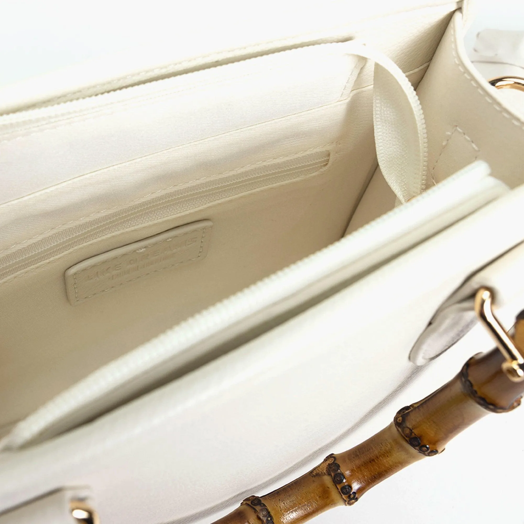 The Kate Wooden Handle Strap Satchel Bag