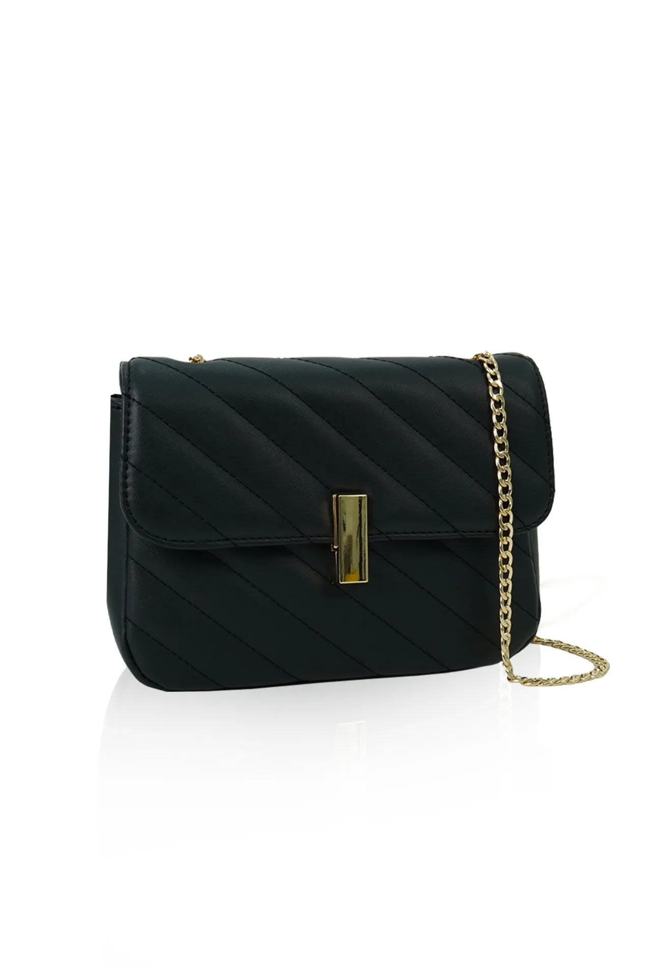 VOIR Soft Quilted Flap Chain Bag