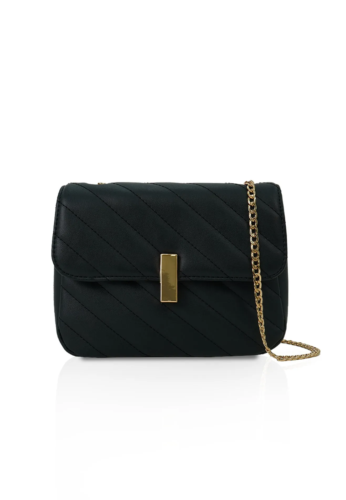 VOIR Soft Quilted Flap Chain Bag